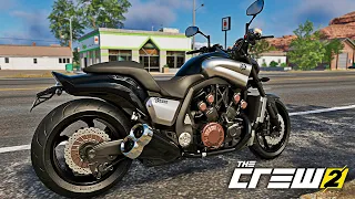 The Crew 2 | Test Ride with NEW BIKE - Yamaha VMAX 1700 2014