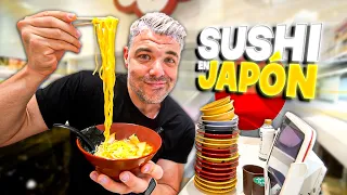 EL VIRAL RESTAURANTE de JAPÓN que NO TIENE CAMAREROS! 🍣 *ASÍ PIDES Y TRAEN LA COMIDA* 🇯🇵