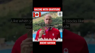 Brent Hayden: Racing with gratitude