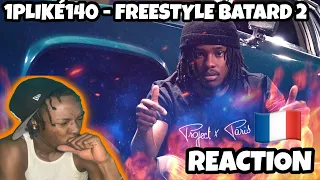 AMERICAN REACTS TO FRENCH DRILL RAP! 1PLIKÉ140 - FREESTYLE BATARD #2 (English Subtitles)