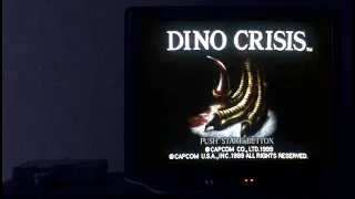 Dino Crisis, year 1999 | PlayStation 1 | CRT TV #1