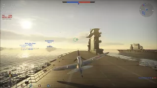 War Thunder - RB Dead Stick Carrier Landing