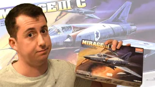 Academy Mirage IIIC 1/48 Scale Plastic Model kit - Unboxing