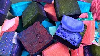 Mix & Match Vibrant Dip Dyed Blocks | ASMR
