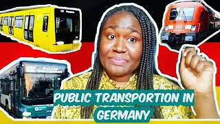 PUBLIC TRANSPORTATION IN GERMANY || BERLIN - BRANDENBURG||ÖFFENTLICHE VERKEHRSMITTEL IN DEUTSCHLAND