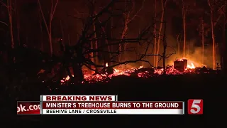 Minister's Treehouse, once billed as world’s largest treehouse, destroyed in fire