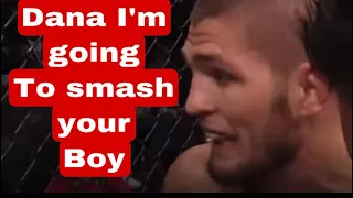 When conor mcgregor says to khabib its only business