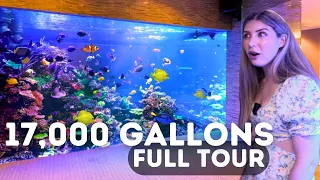 $20 Million Dollar Home REEF Aquarium! (FULL TOUR)