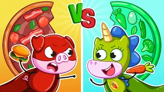 Вредная vs Полезная Еда! | Команда Суперспасателей! 🍏🍟 | Крошка Мими🦄