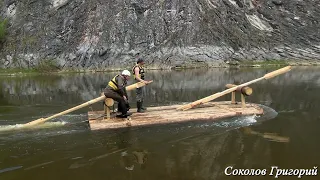 Эволюция деревянного плота из сплавного в самоходный