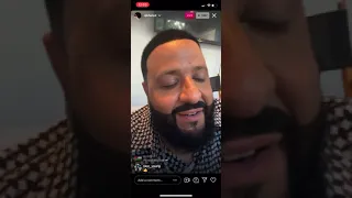 dj Khaled (EXPOSED!) Refuses To Talk about HIS COUNTRY PALESTINE on IG Live (Must Watch)