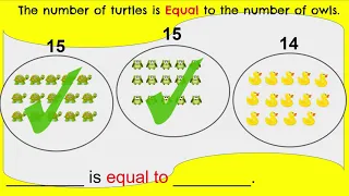 Comparing Teen Numbers Vocabulary Part Three (Equal To)