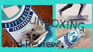 Unboxing and Review of the Kryptonics Pop Series Skateboard