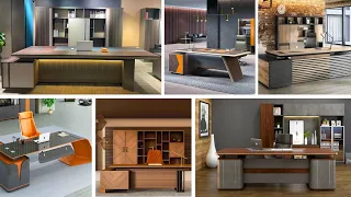 TOP 40 Modern Office table designs ideas in 2023 | Best wooden office table designs