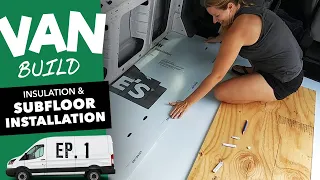 How to (& how NOT to) install a SUBFLOOR in a Van Conversion (Ford Transit) | VAN BUILD #1