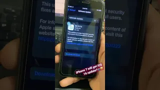 iphone 7 update iOS 16 ?  #iphone #iphone7 #update