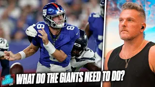 Do The Giants Have Any Hopes Of Turning Around 1-3 Start? | Pat McAfee Reacts