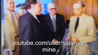 عادل امام ــ توسيمه من لدن الملك الحسن الثاني رحمه الله