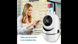Видеоняня с камерой 1080P HD, Wi-Fi, камера для домашней безопасности с функцией ночного видения