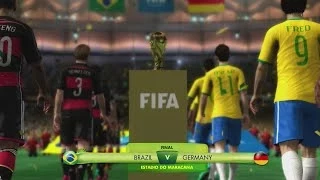 2014 FIFA World Cup Brazil - Brazil vs Germany - [HD FULL Gameplay]