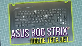 Полуремонт полуноутбука ASUS ROG GL753