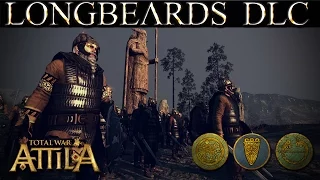 Total War Attila - Longbeards DLC All Factions Preview