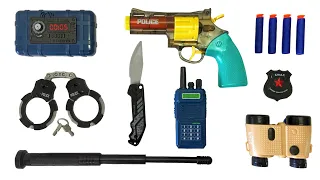 Special Police Weapons Toy set Unboxing-C4 bomb,Revolver gun,daggers,Truncheon