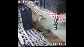 Near Miss from Forklift Accident