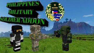 Philippines Military soldier || Tagalog ||Minecraft PE BE