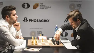 TRAP BISHOP!! Nepomniachtchi vs Carlsen || World Chess Championship 2021 - R9