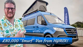 The £80,000 HYMER SPRINTER CAMPER VAN TOUR | 2022 Blue Evolution 600 S