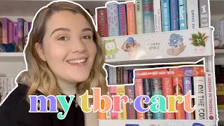 look at my TBR CART with me ☀️