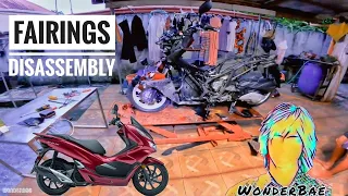 Honda PCX 150 kalas kaha || Fairings Removal of PCX 150