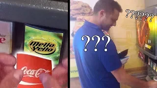 Switching Soda Fountain Labels Prank