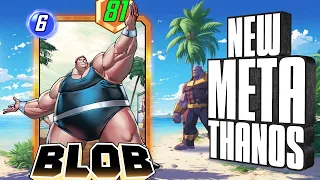 New Thanos Feels OVERPOWERED?! | This Blob Decks CRUSHES Everything on Ladder | Marvel Snap