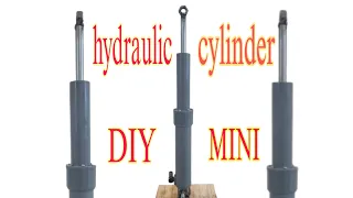 How To Make Mini 2 Stage Hydraulic Cylinder For RC PVC Pipe