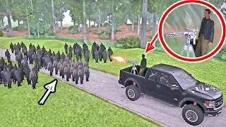 Я ОСТАЛСЯ ОДИН ПРОТИВ АРМИИ ЗОМБИ! ЭТО КОНЕЦ.......? GTA CRMP