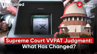 Supreme Court Rejects 100% VVPAT Verification Plea: What has changed — and not changed?