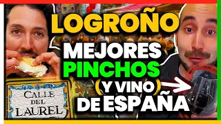 Qué comer en LOGROÑO 🇪🇸 La Rioja: PINCHOS y TAPAS en la CALLE LAUREL |  Los mejores de España