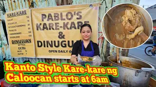 Kare-kare Breakfast in Caloocan | Kanto Style Kare-kare | Mura at Masarap