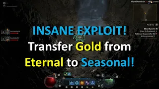 INSANE EXPLOIT! Transfer Gold from Eternal to Seasonal!