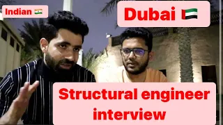 Structural Design Civil Engineer Interview Dubai || Civil Engineer FBH