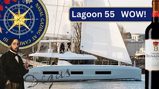 Lagoon 55. Tour, Review, Ideas.