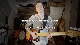 Scott Mulvahill Breaks Down Singing and Playing Bass Together | Technique of the Week | Fender