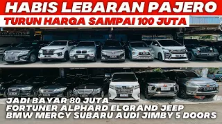 TURUN HARGA 100 JUTA MOBIL BEKAS PAJERO JADI MURAH DI SHOWROOM KING GALLERY JAKARTA READY JIMNY BARU