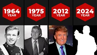 Donald Trump  [Transformation 3 to 77 Years Old] Comparison