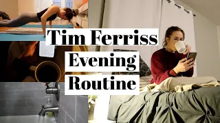 I Tried Tim Ferriss's Evening Routine