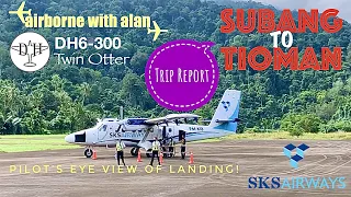 Kuala Lumpur to Tioman Island with #SKSAirways #TwinOtter #aviation #flightreview #cockpitview