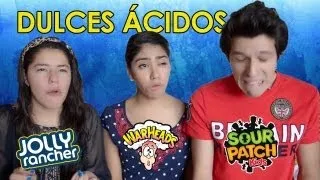 CHALLENGE: Very sour candies |  Warheads challenge, sour patch | Los Polinesios