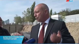 Глава Волгограда Виталий Лихачев проинспектировал ход реконструкции городской набережной